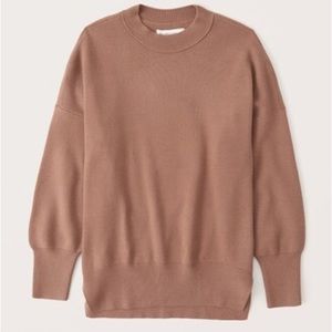 Abercrombie & Fitch Luxeloft Oversized Legging-Friendly Crew Sweater